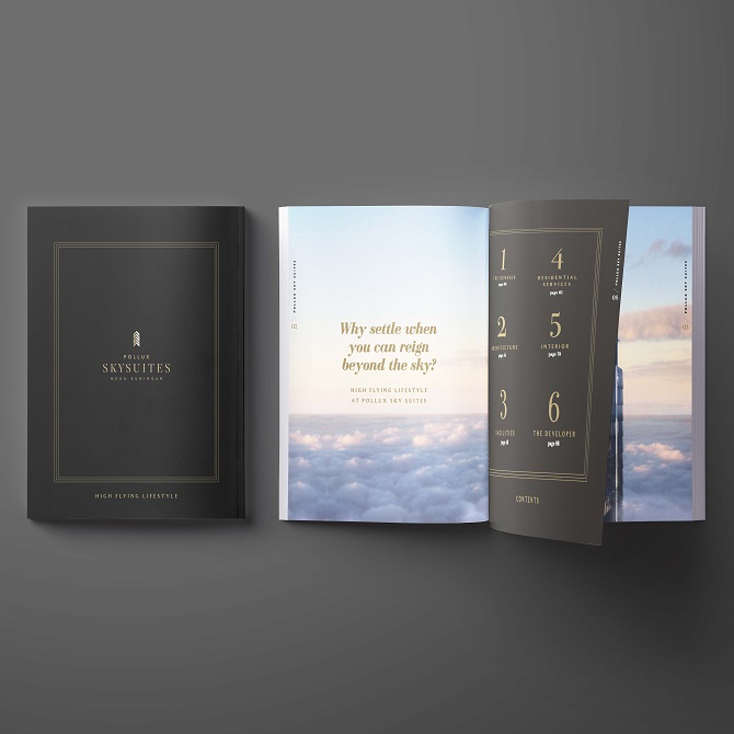 branding modern skysuites apartment